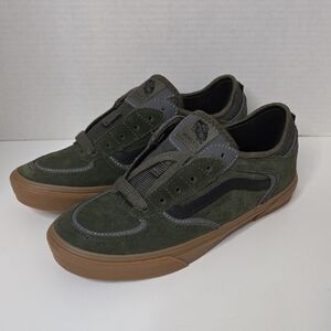 Emerica. Men's Olive and Gray Sneakers